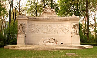 Monument to the Belgian pioneers in Congo