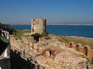 Ruins basilica Virgin Merciful (Eleusa)