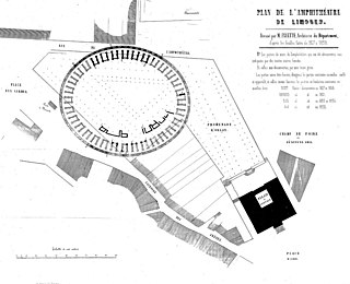 Vestiges de l'amphithéâtre gallo-romain