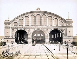 Portico of the destroyed Anhalter Station