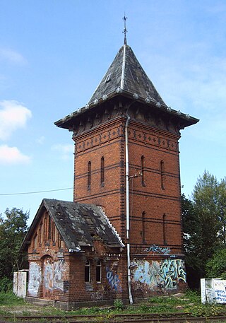 Akkumulatorenturm der Hubbrücke Magdeburg