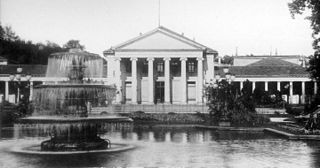 Pillars of the old Kurhaus