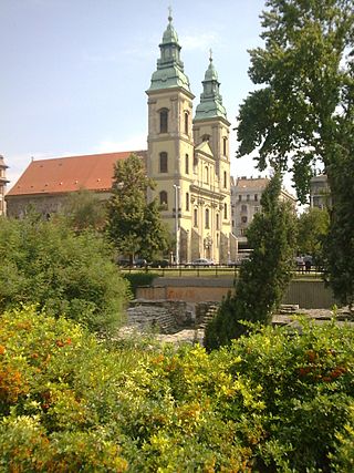 The Main Parish Church of the Assumption in the centre of Budapest