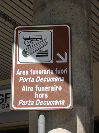 Area Funeraria fuori Porta Decumana