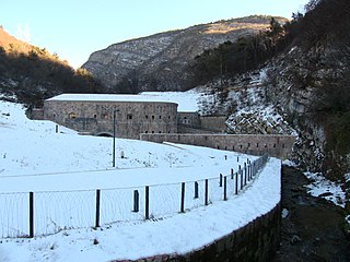 Forte Bus de Vela - Straßensperre Bus de Vela