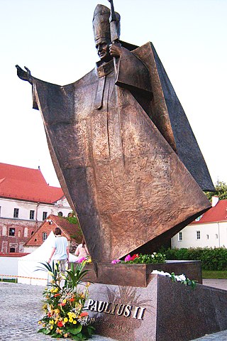 Monument for Pope John Paul II