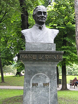 Bust of Miloš Crnjanski