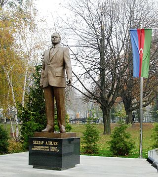 Monument to Heydar Aliyev