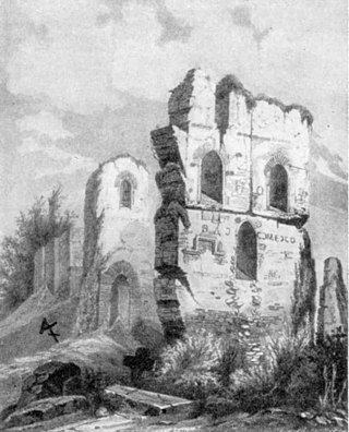 Remains of Desiatynna Church